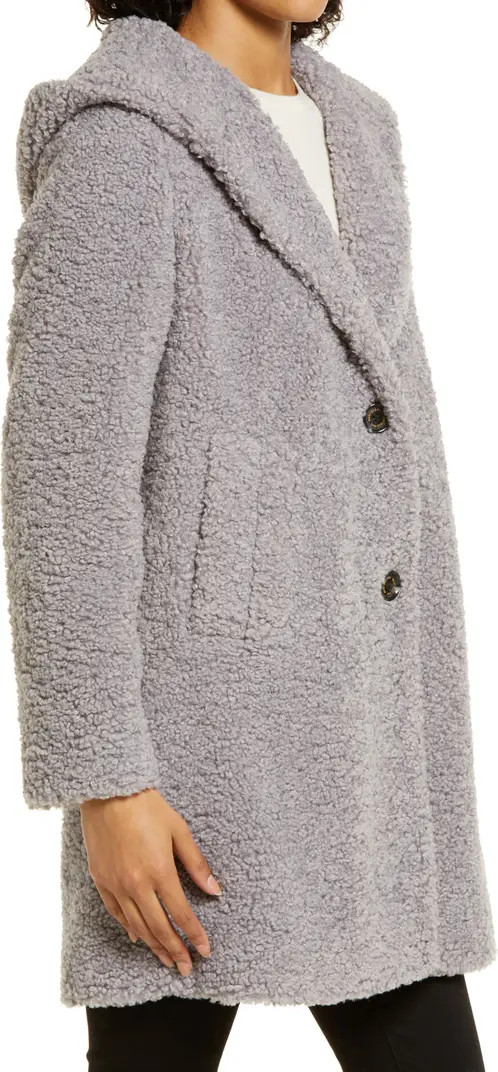 Hooded Faux Shearling Teddy Coat | Nordstrom