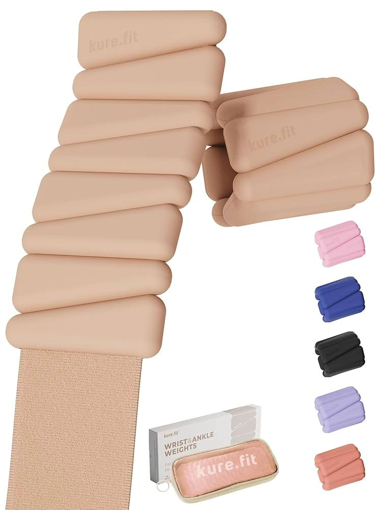 Weighted Bangles | Adjustable Wrist and Ankle Weights for Women 1LB Each (Set of 2) | Ankle Weigh... | Amazon (US)