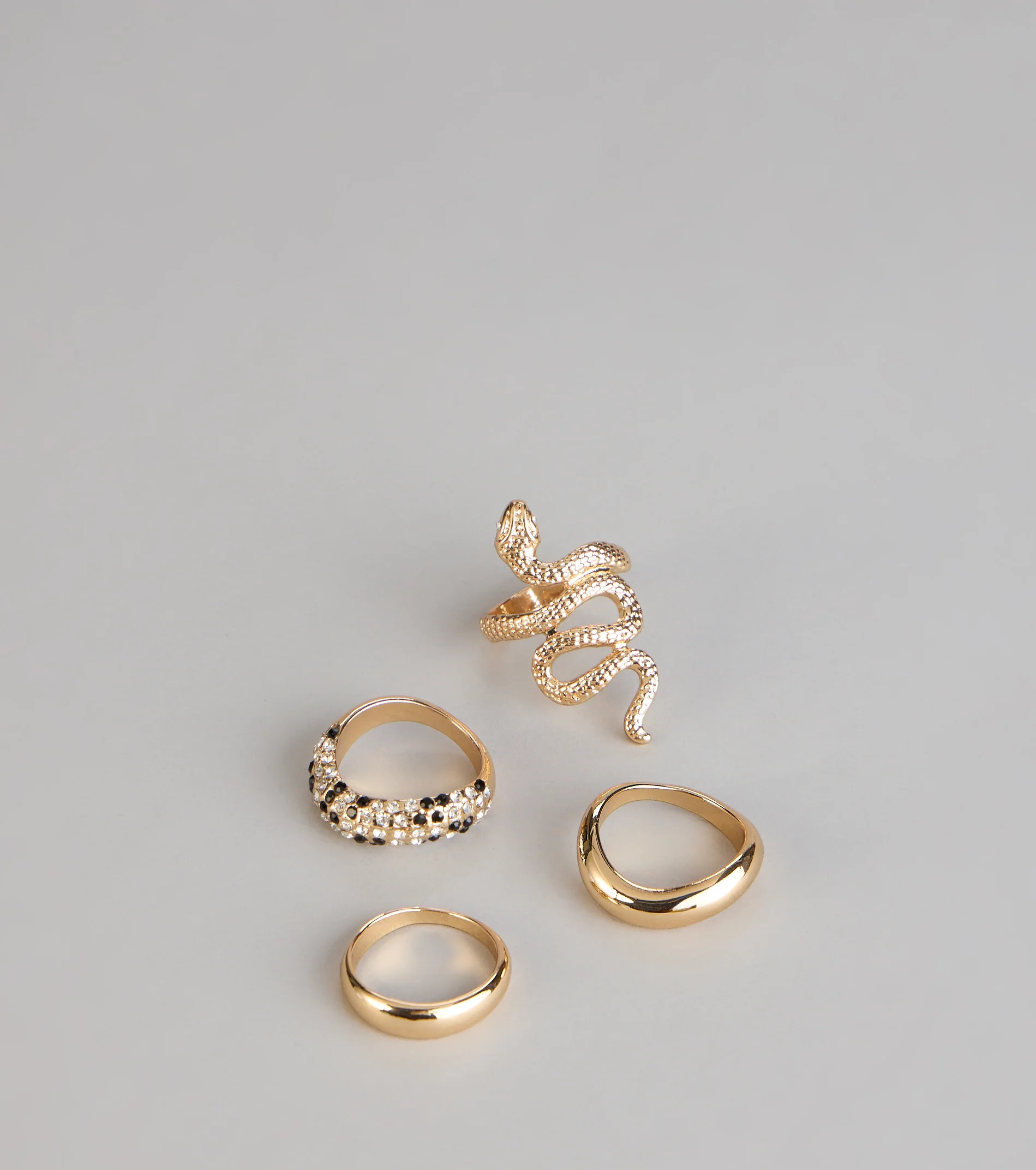 Fierce Glamour Snake Ring Set | Windsor Stores