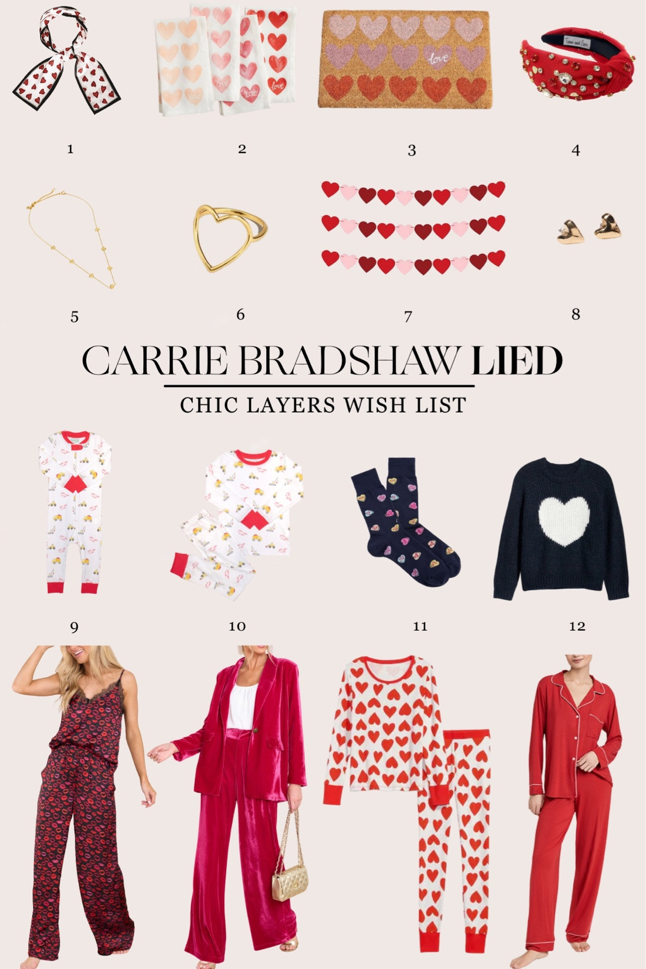 Some red and pink Valentine’s Day picks and the easiest way to look festive in February. ❤️💕