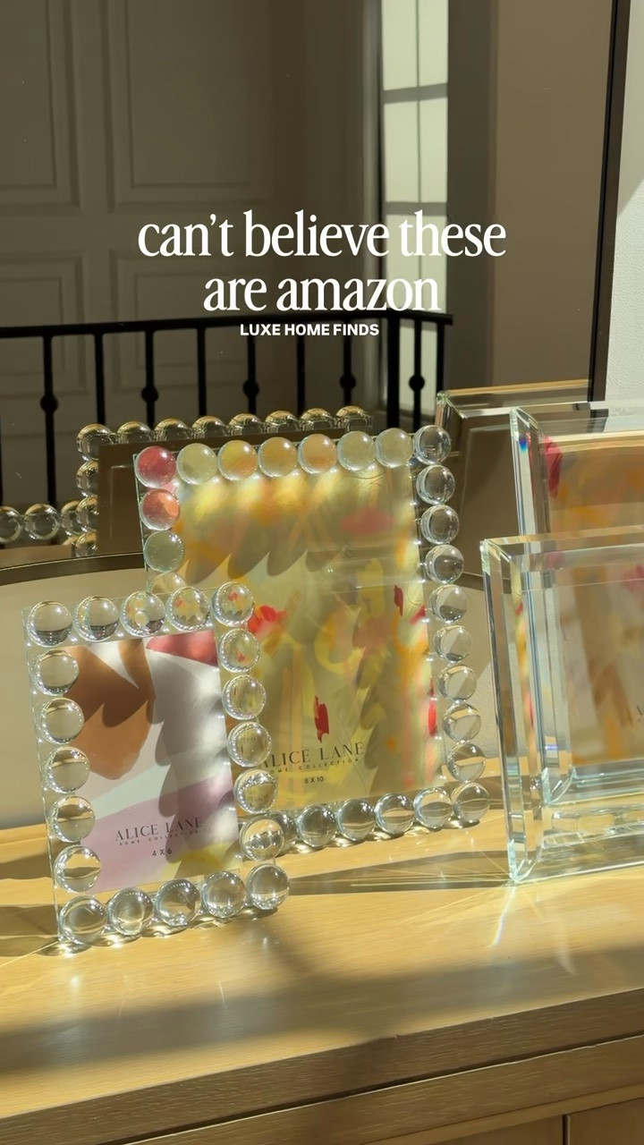These crystal frames are stunning!  Luxe Amazon finds!  These would make an amazing gift 

Alice lane home, Amazon home, gift for her, home gift

#LTKSeasonal #LTKOver40 #LTKHome