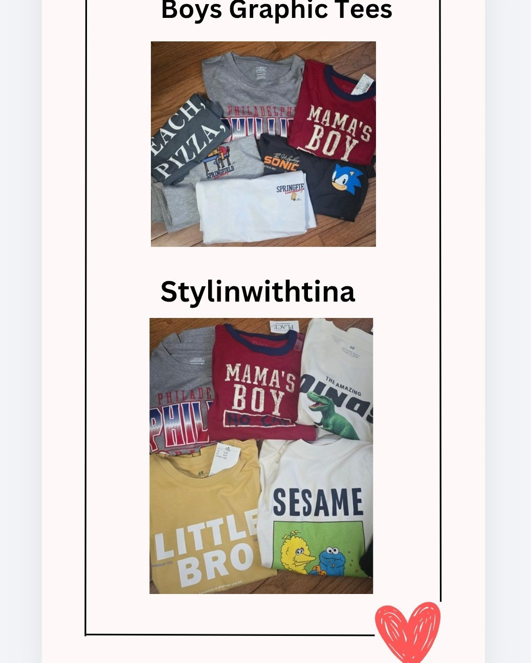 Items I just picked up for my boys#stylinwithtina#boys#springbreak#summerlook#summervacation#easter#graphictees#tshirts#ootd

#LTKKids #LTKSaleAlert #LTKootd