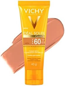 Protetor Solar Facial com Cor Vichy Idéal Soleil Clarify FPS60-40g | Amazon (BR)