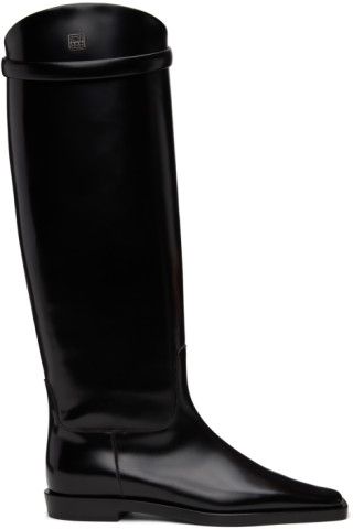 TOTEME - Black 'The Riding' Tall Boots | SSENSE