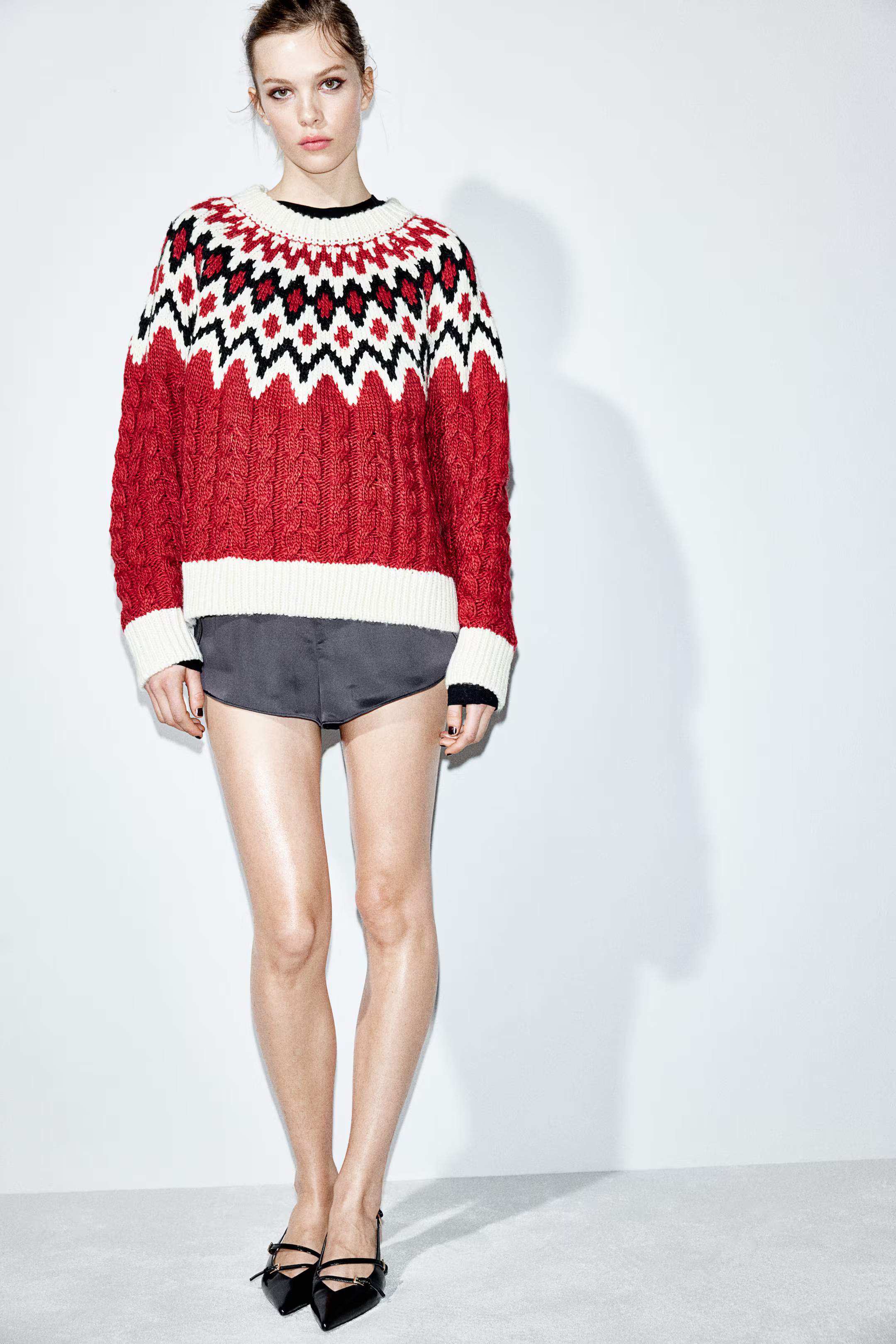 Mixed-Knit Sweater | H&M (US + CA)