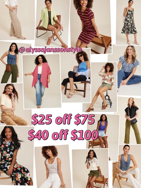 $25 off $75 or $40 off $100 today only 

#LTKstyletip #LTKfindsunder50 #LTKsalealert