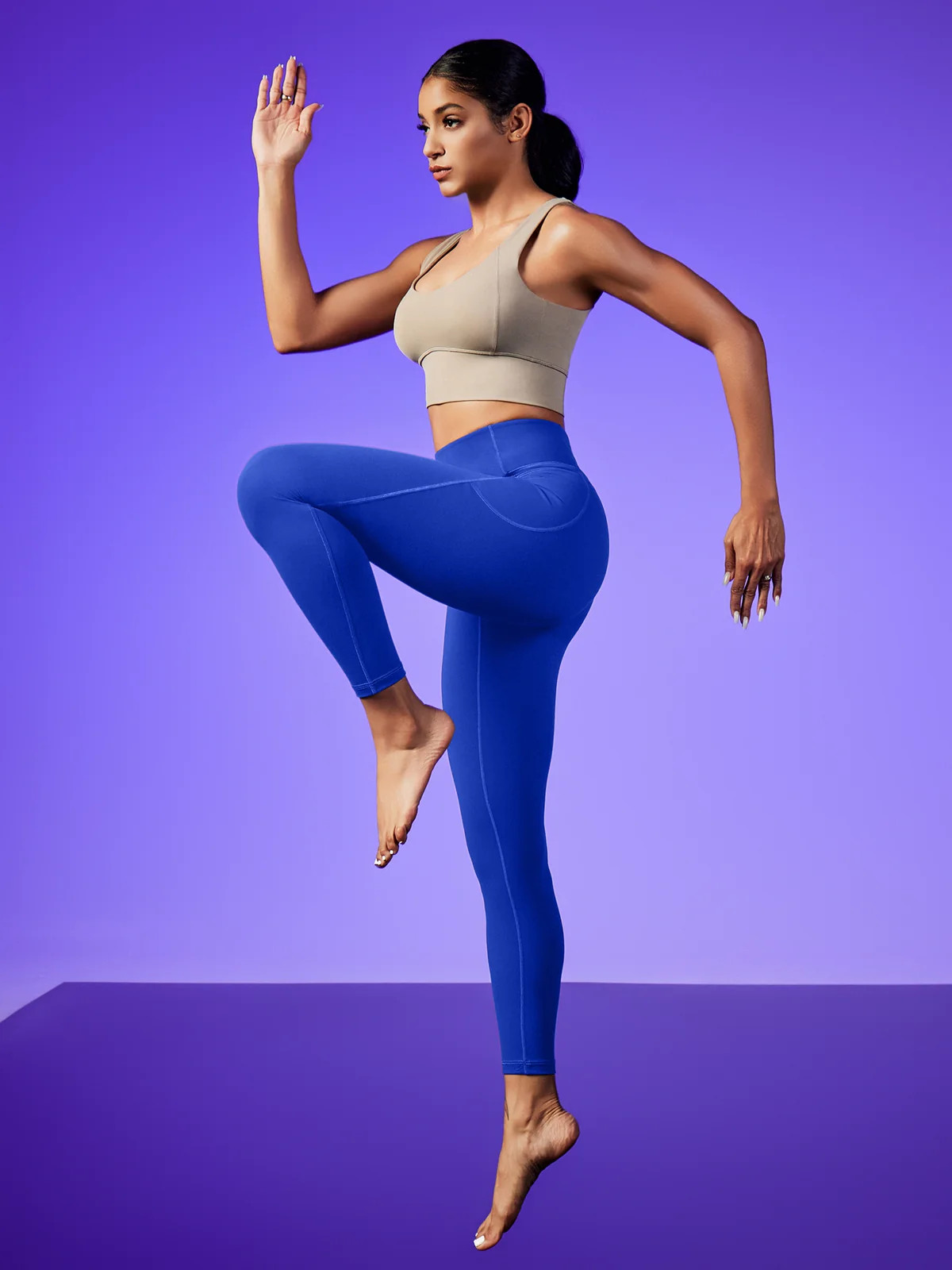 IUGA PowerTight Sandwich No Front Seam Leggings | IUGA