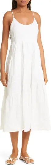 Traveling Tiered Cotton Maxi Dress | Nordstrom