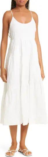 Club Monaco Traveling Tiered Cotton Maxi Dress | Nordstrom | Nordstrom