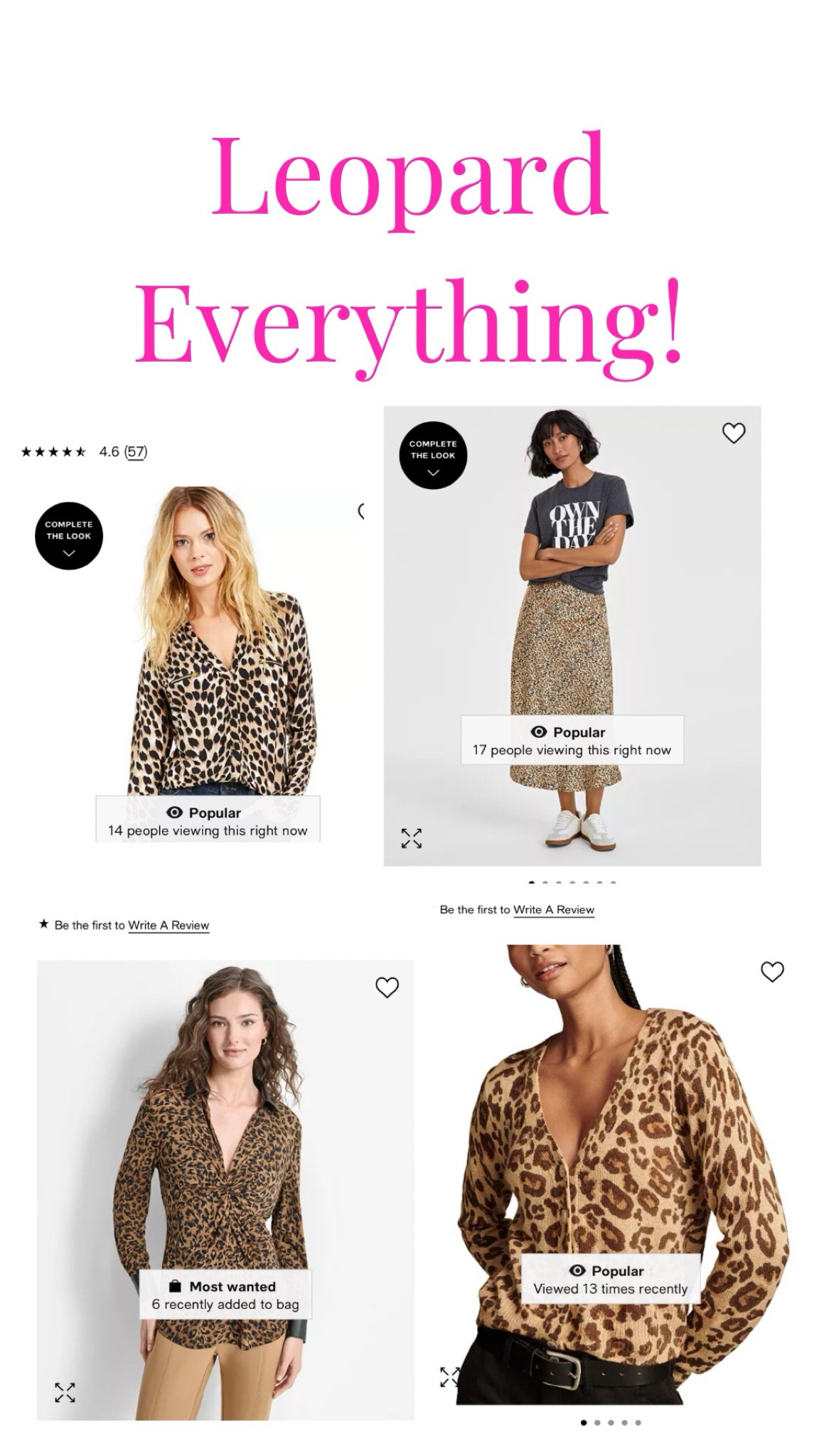 Leopard is trending! 

#LTKMidsize #LTKWorkwear
