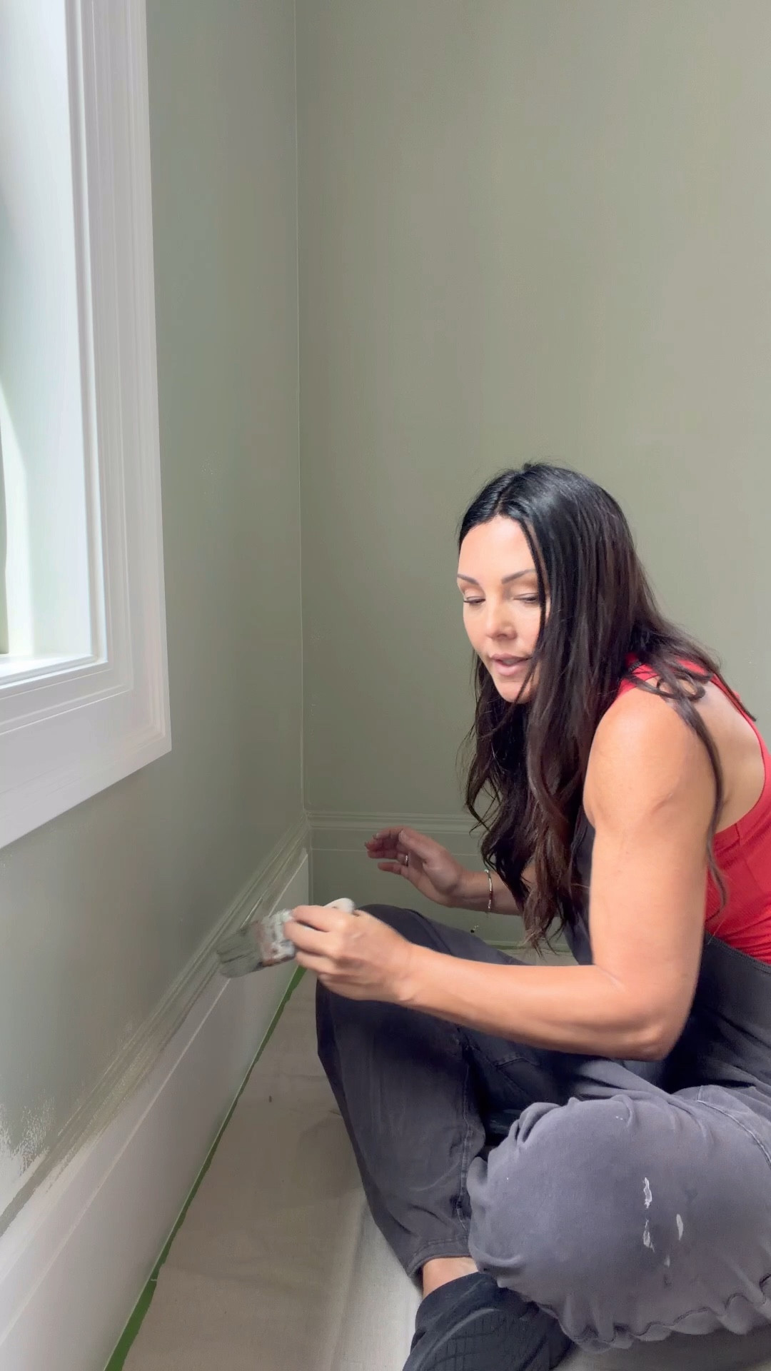 Paint supplies needed to achieve a glass finish on your trim, cabinets, and walls. 
The mini roller is for base, case, and cabinets. 

#LTKdayinmylife #LTKvlog #LTKHome