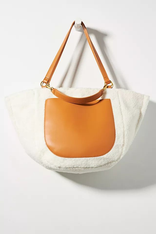 Faux Shearling Tote Bag | Anthropologie (US)