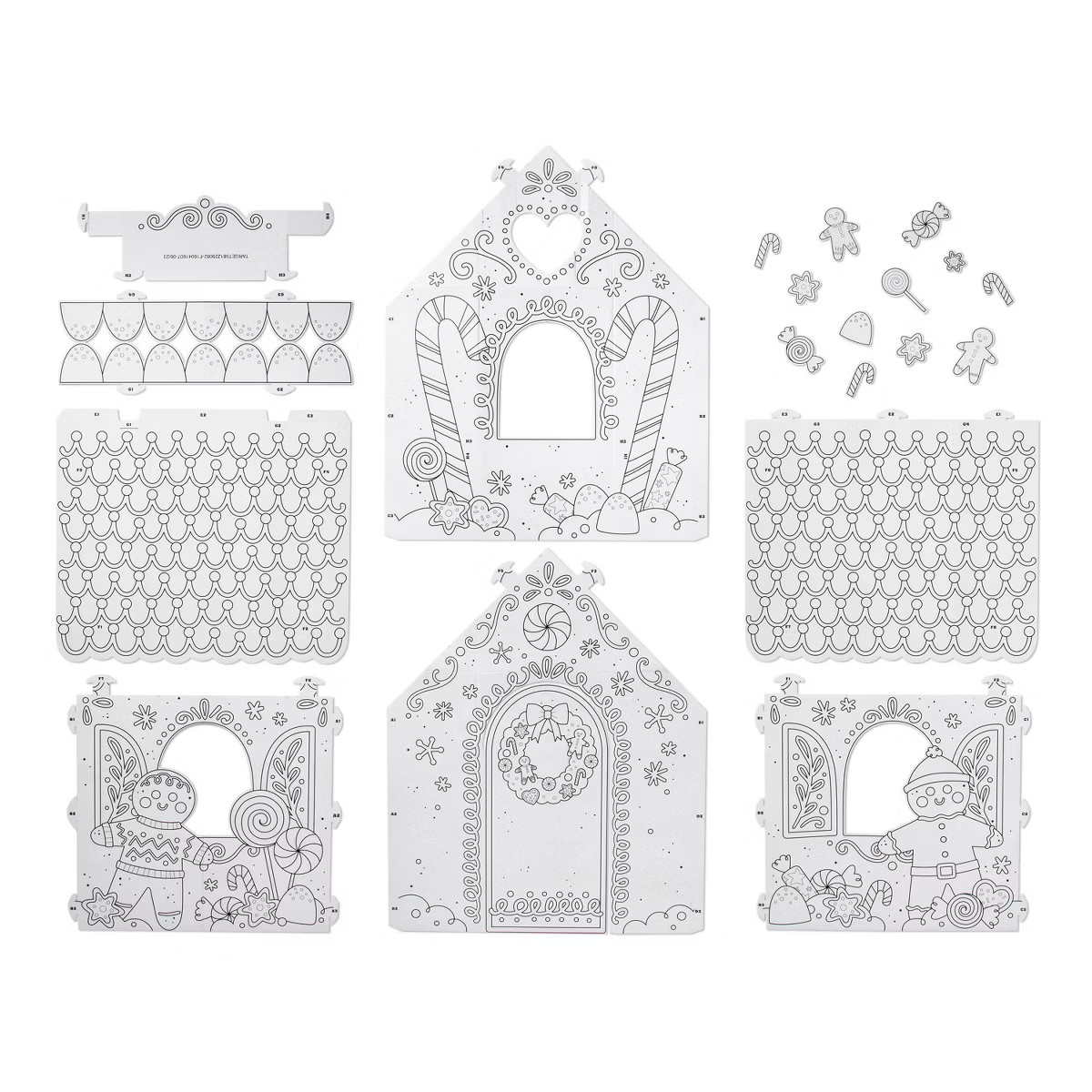 Color-Your-Own Gingerbread House Kit - Mondo Llama™ | Target