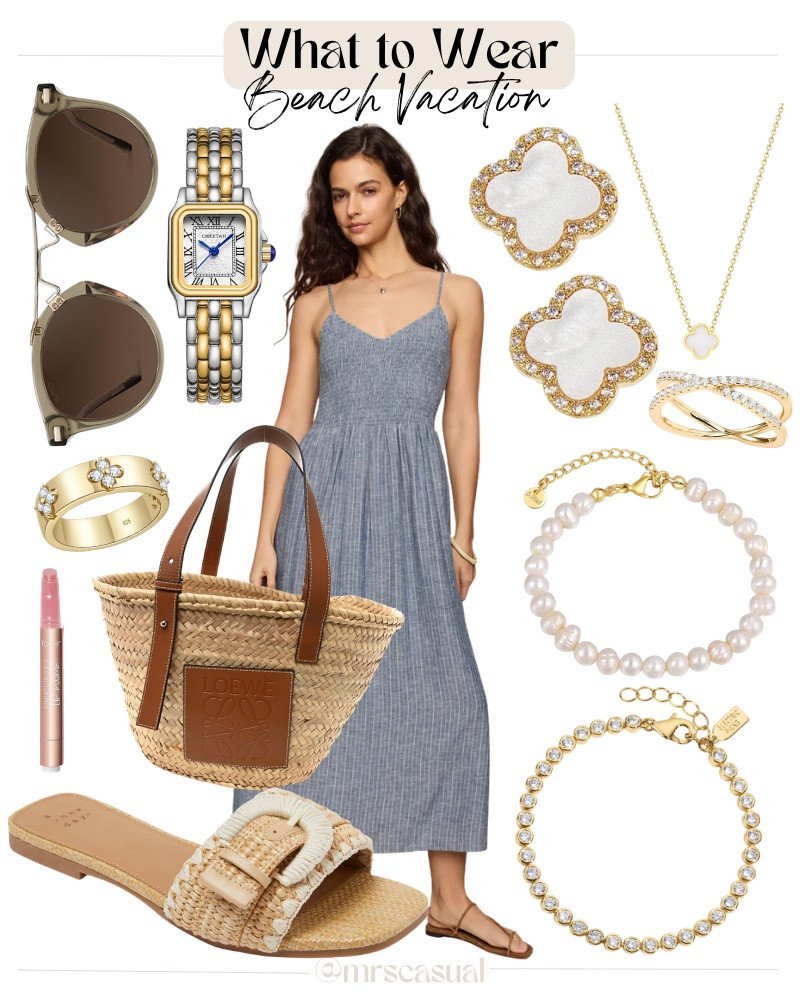 Packing for the beach? This easy breezy outfit is coming with me every time. 🌊 Everything is linked below!

#LTKootd #LTKSeasonal #LTKOver40