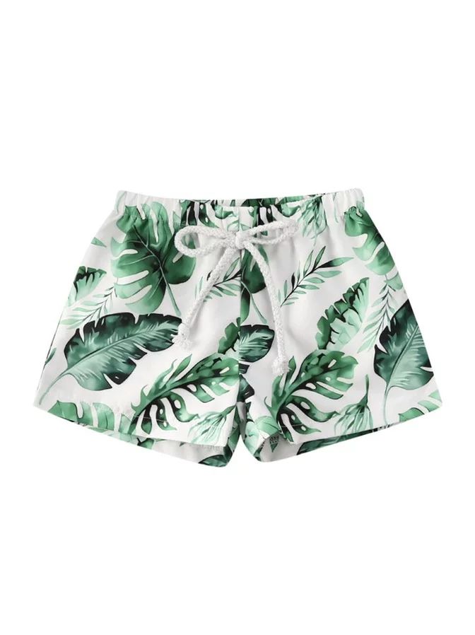 Baby Toddler Boys Printed Swim Shorts Bathing Suit Beach Pool Boy Swim Trunks (Palm Leaves, 12-18... | Walmart (US)
