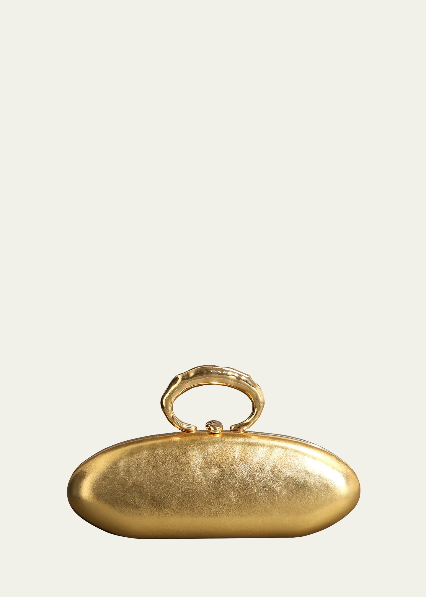 Alexis Bittar Molten Gold Bullet Minaudiere - Gold | Bergdorf Goodman