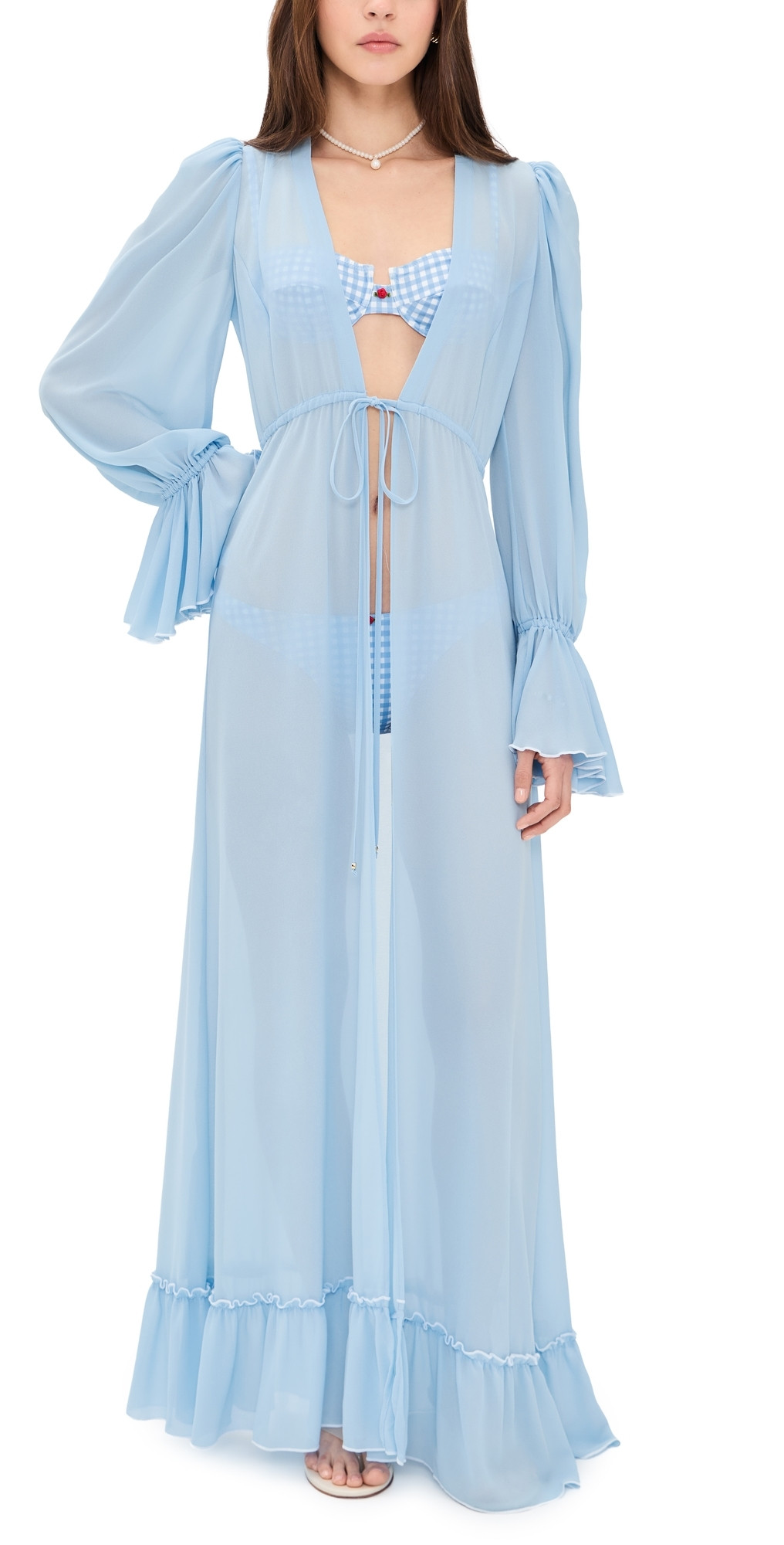 Bananhot Berta Cover Up Pacific Blue XS/S | Shopbop