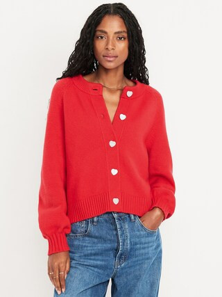 SoSoft Crew-Neck Cardigan Sweater | Old Navy (US)