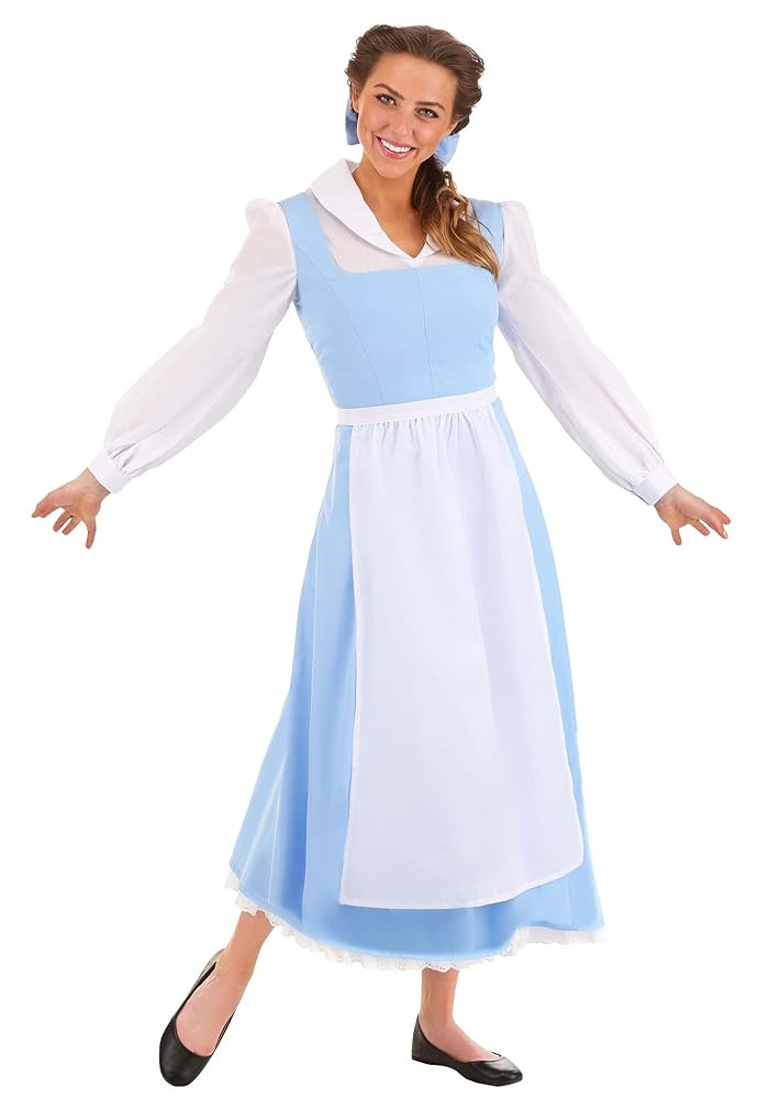 Womens Beauty and the Beast Belle Blue Dress Costume | Amazon (US)