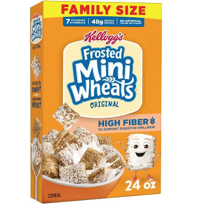 Kellogg's Frosted Mini-Wheats Breakfast Cereal - 24oz | Target
