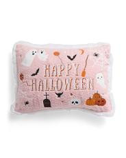 14x20in knit happy halloween icons oblong pillow | TJ Maxx