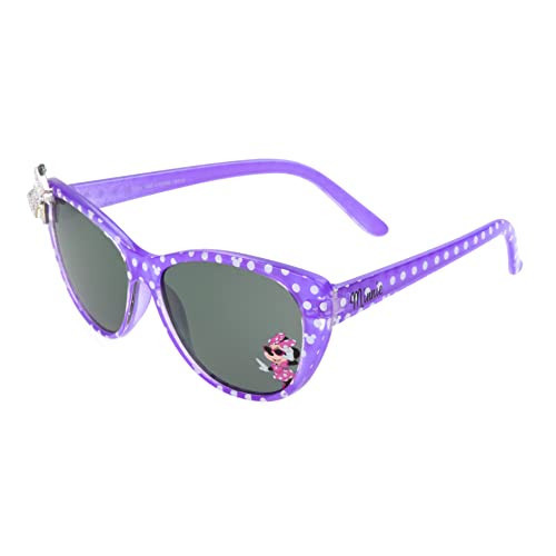 Disney Girls Minnie Kids 1 Cat Eye Sunglasses, Purple/White Polka Dots, 51 | Amazon (US)