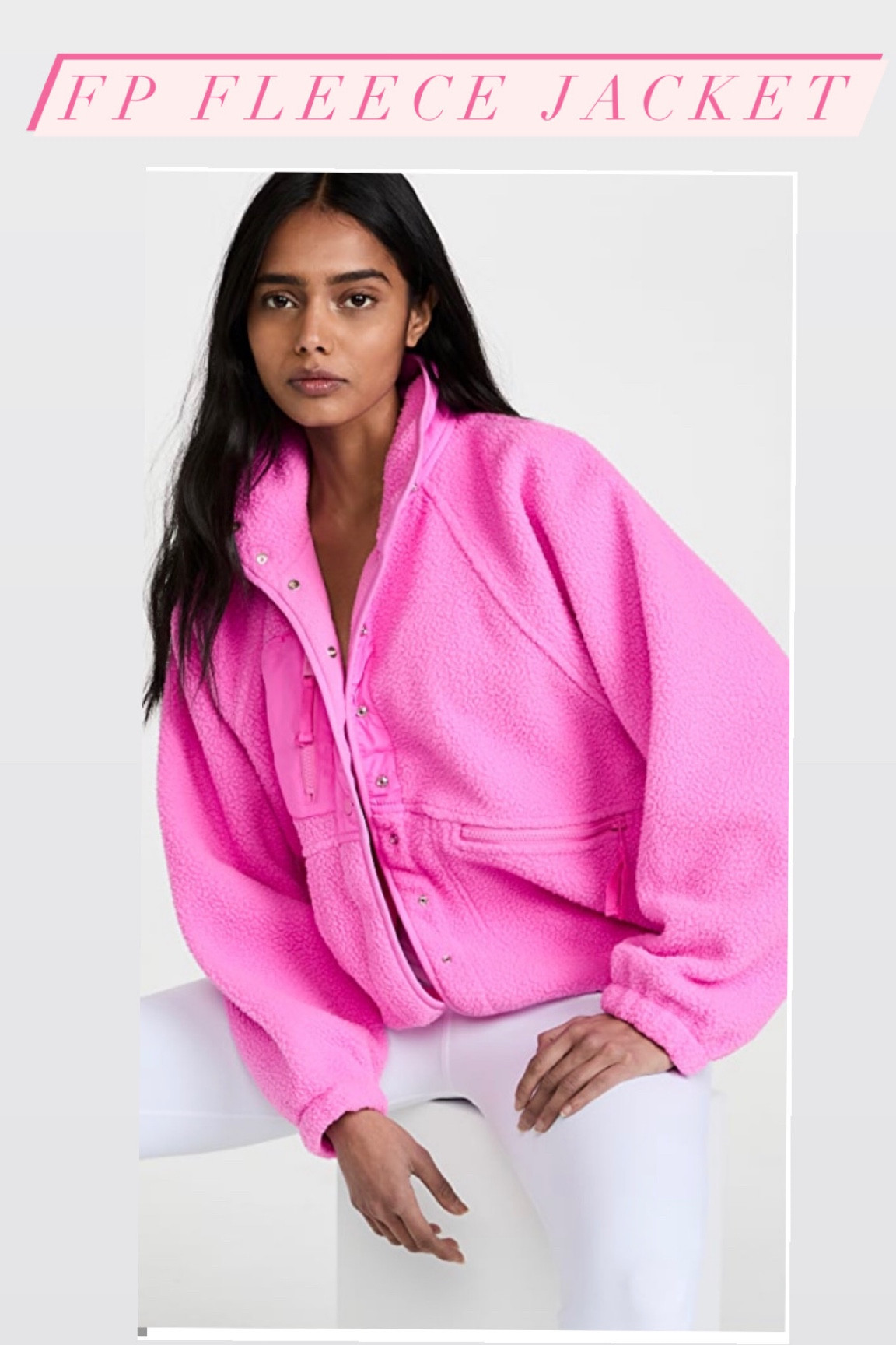 Fp movement free people fleece jacket 