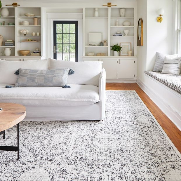 Gray Honeycomb Labyrinth Area Rug | Rugs USA