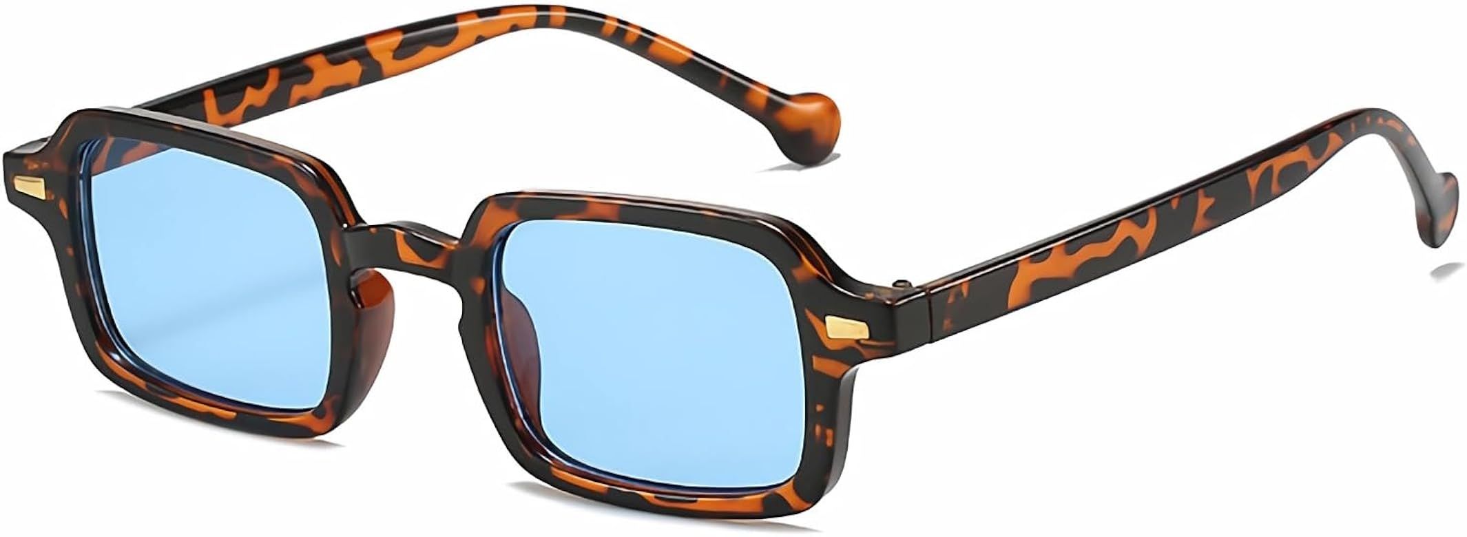 OSAGAMA Retro Square Sunglasses for Women Men Small Shades Trendy Rectangle Sunglasses | Amazon (US)