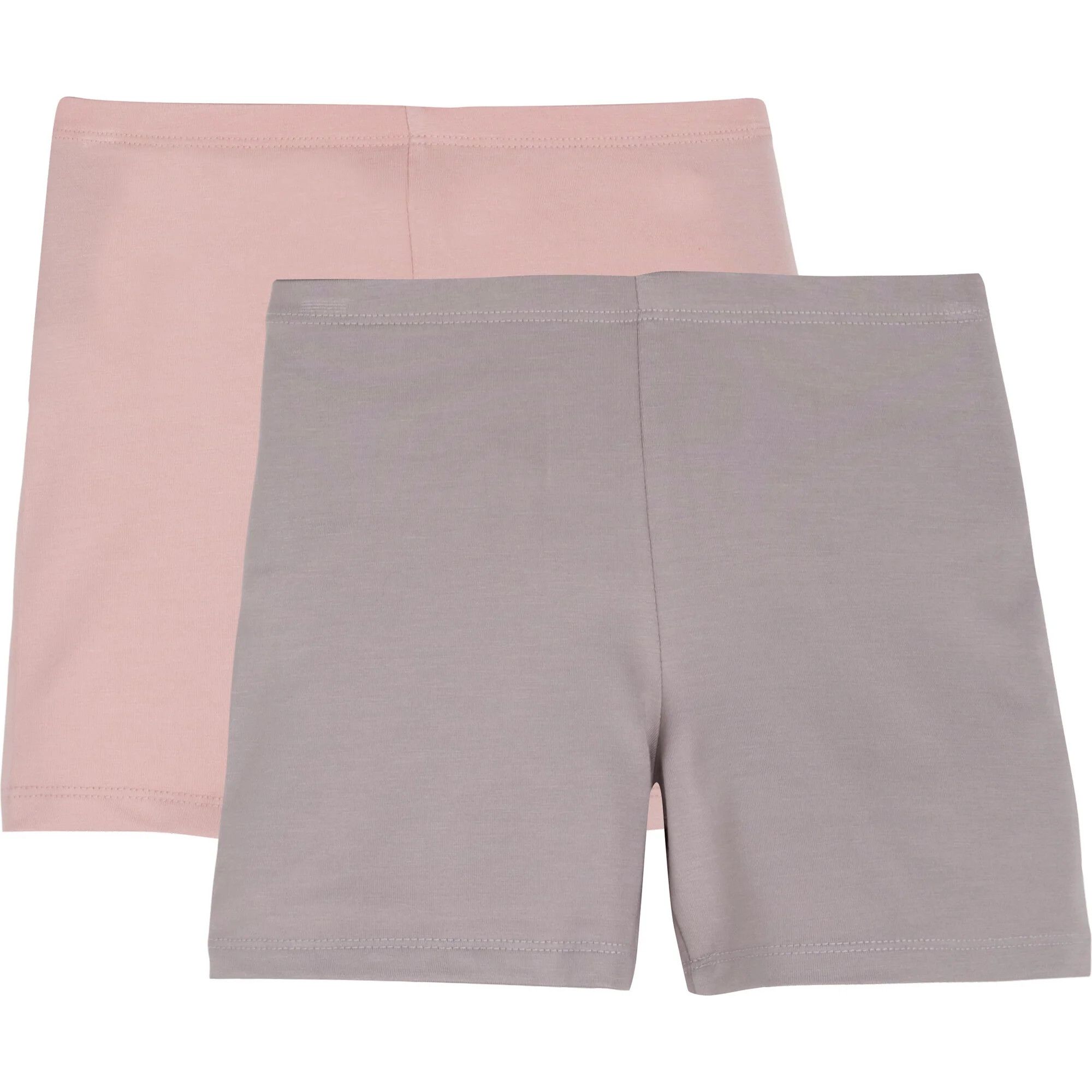 Amalie Cartwheel 2-Pack Shorts, Dusty Pink & Grey | Maisonette