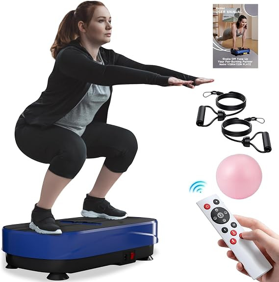 Natini Vibration Plate Exercise Machine - Power Vibrating Plate for Lymphatic Drainage,Whole Boda... | Amazon (US)