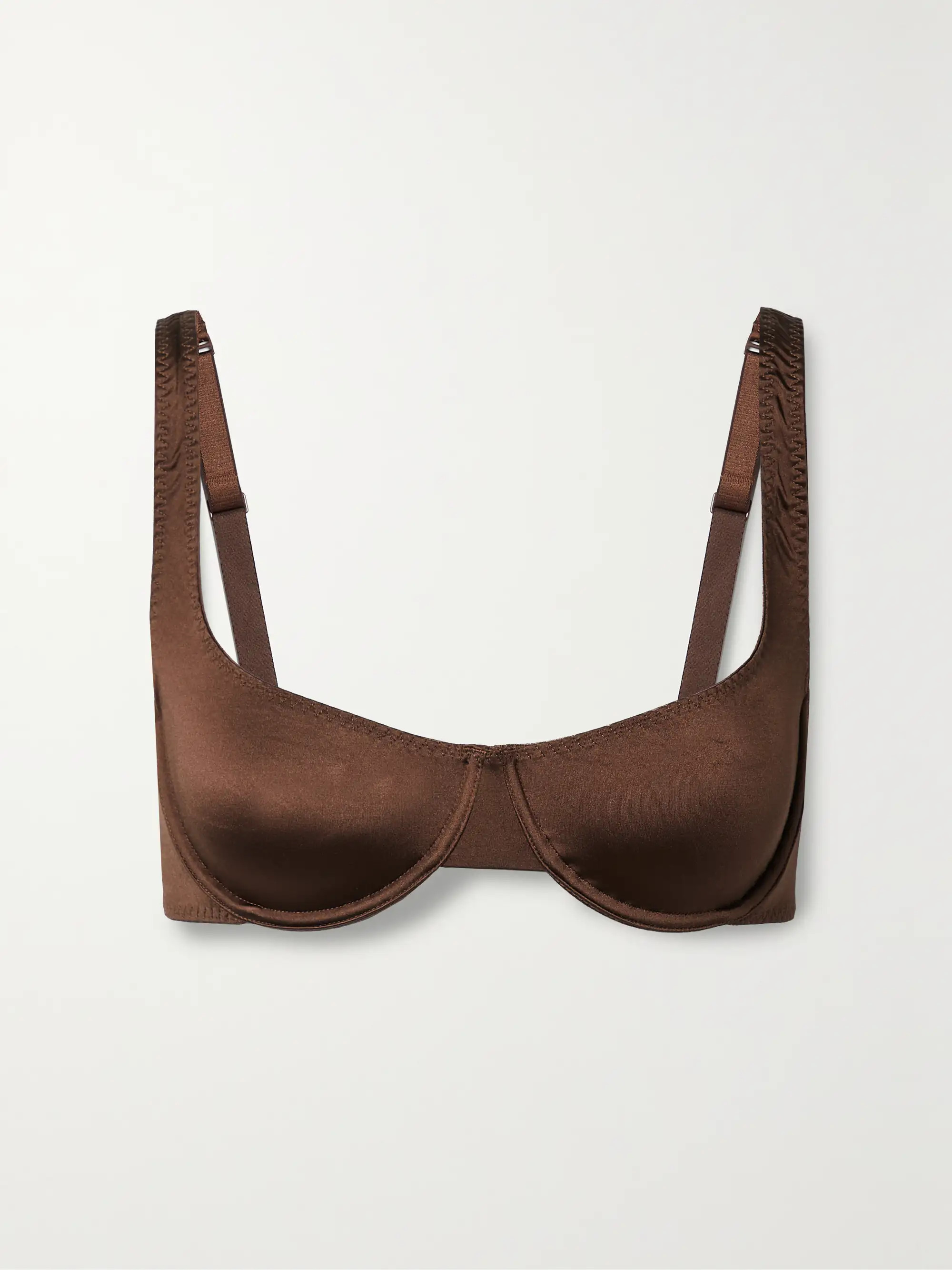 Underwired bra - Cocoa | NET-A-PORTER (US)