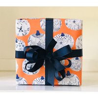 Wrapping Paper Blue & White Chinoiserie Pumpkin 2 Sheets 20"" X 29 | Etsy (US)