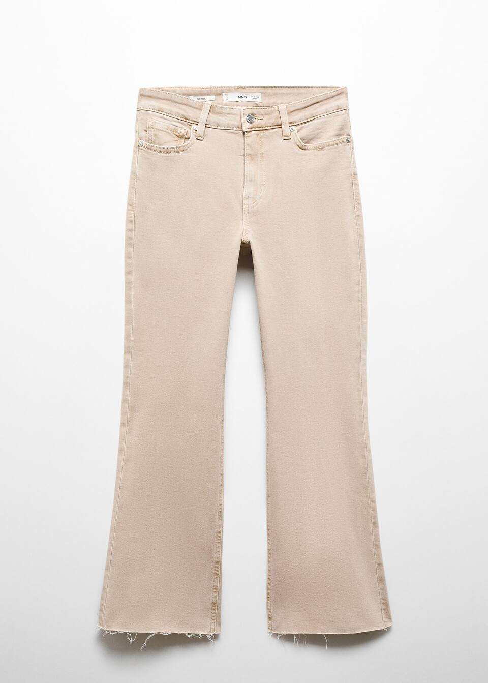 Crop flared jeans -  Women | Mango USA | MANGO (US)