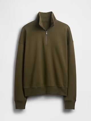 Heavyweight Oversized Quarter-Zip Pullover | Gap (US)