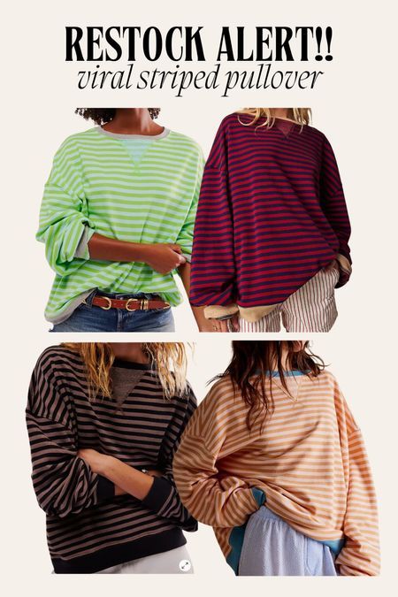 Free people pullover restocked in colors and new color available!!!