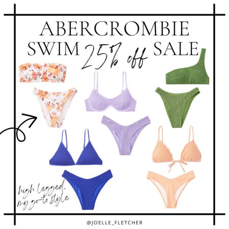 Pick up some new swim pieces from Abercrombie for 25% off with code AFLTK! 

swim | summer | fashion | sale 

#LTKSale #LTKunder50 #LTKswim