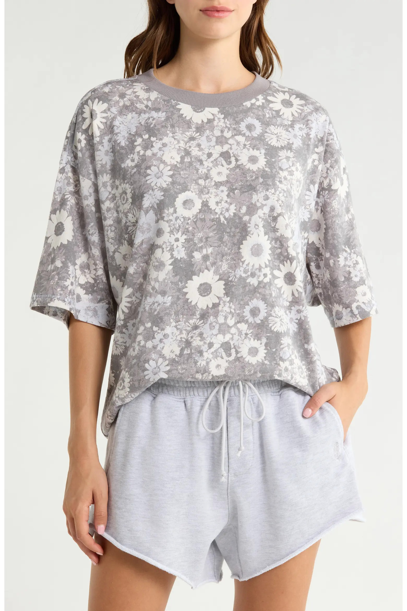 FP Movement Stripe Relaxed Fit Cotton T-Shirt (Women) | Nordstrom | Nordstrom