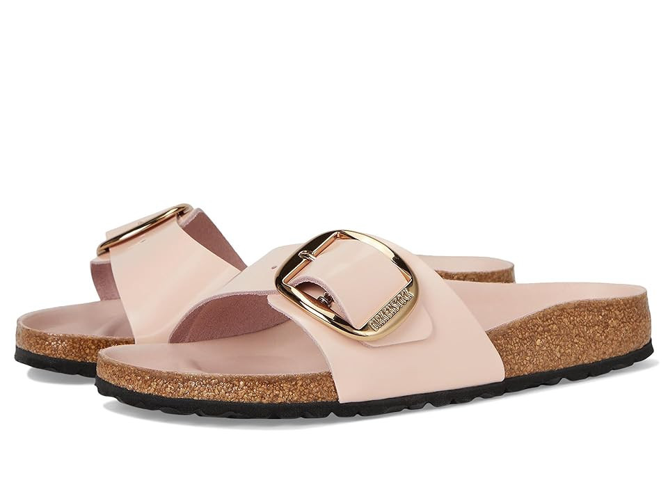 Birkenstock Madrid Big Buckle High Shine Women's Sandals Light Rose: EU 39 (US Women's 8-8.5) Narrow | Zappos.com