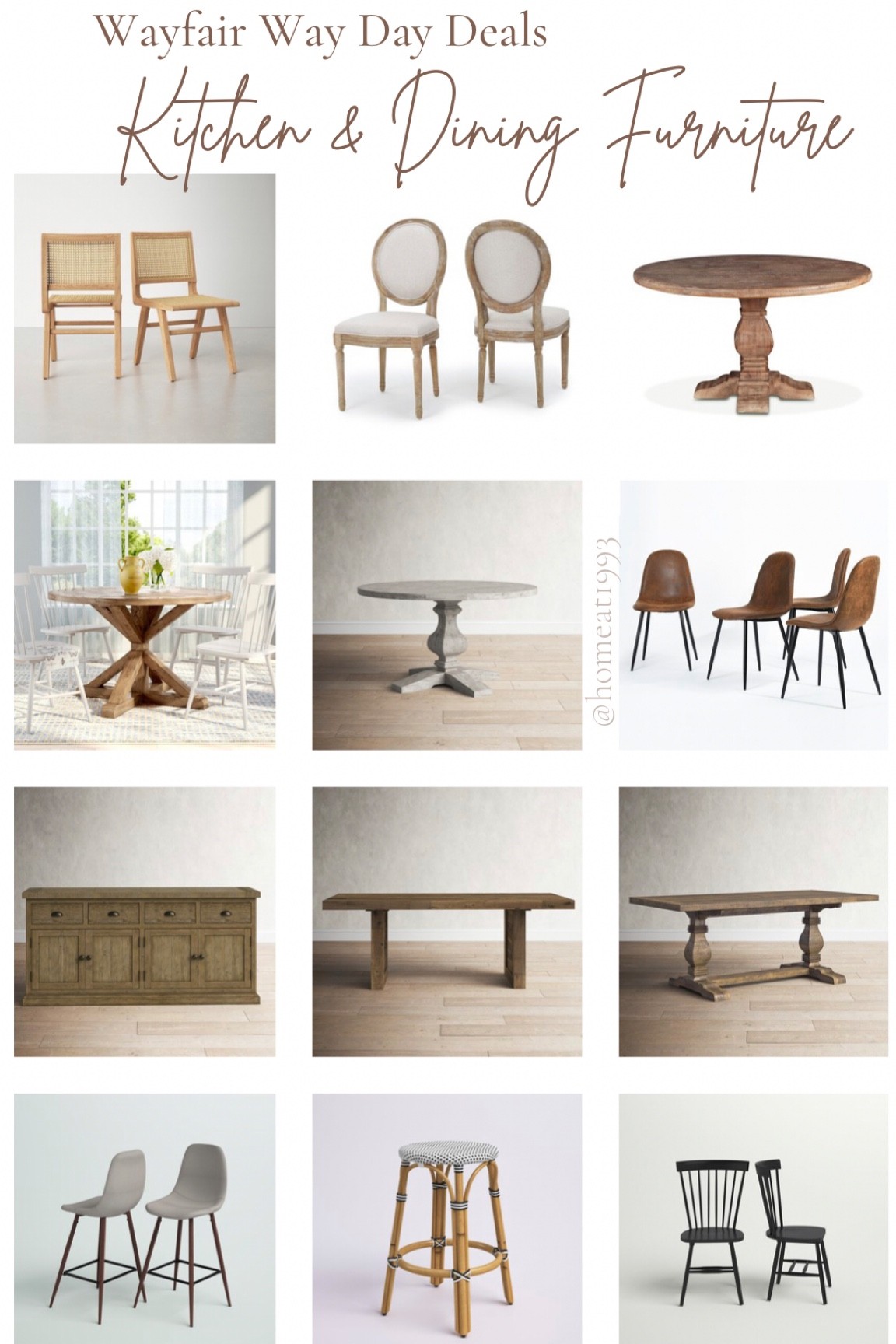 Wayfair wayday sales deals finds kitchen dining furniture 

#LTKfamily #LTKhome #LTKsalealert