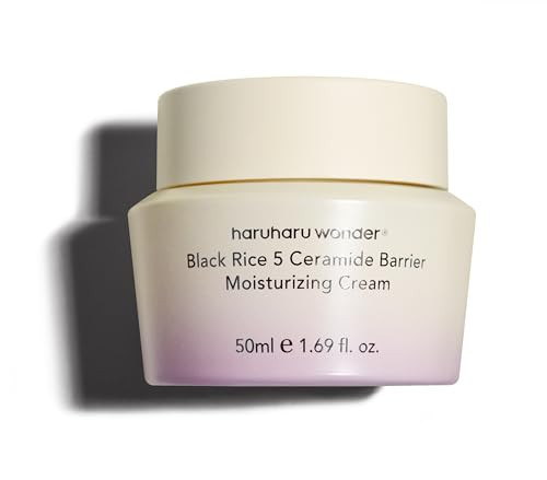 HARUHARU wonder Black Rice 5 Ceramide Barrier Moisturizing Cream, Daily Skin Barrier Care, Long-Lasting Hydration, Soothing & Nourishing, Ceramide Capsules, Korean Skincare, 1.69 fl.oz | Amazon (US)