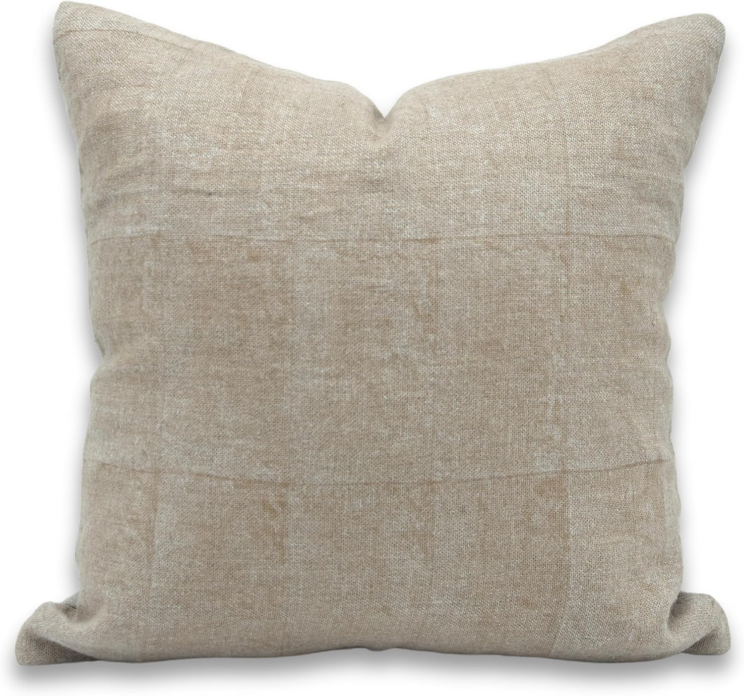 Fabritual Thick Linen Throw Pillow Cover, Outdoor Pillow with Handloom Print, Sustainable Handmad... | Amazon (US)