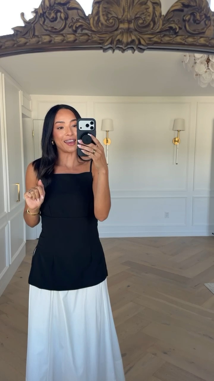 Use code NENA20 to save 20% off orders $100+ 🤩 This top has a gorgeous square neckline that is so flattering and the midi skirt has an adjustable drawstring! Wearing size S tank and size S white midi skirt 

summer outfit, summer style, mom outfit, postpartum outfit, comfy outfit, white skirt, date night outfit, dinner outfit, european summer outfit, euro summer, capsule wardrobe, anthropologie sale, anthropologie code

#LTKSaleAlert