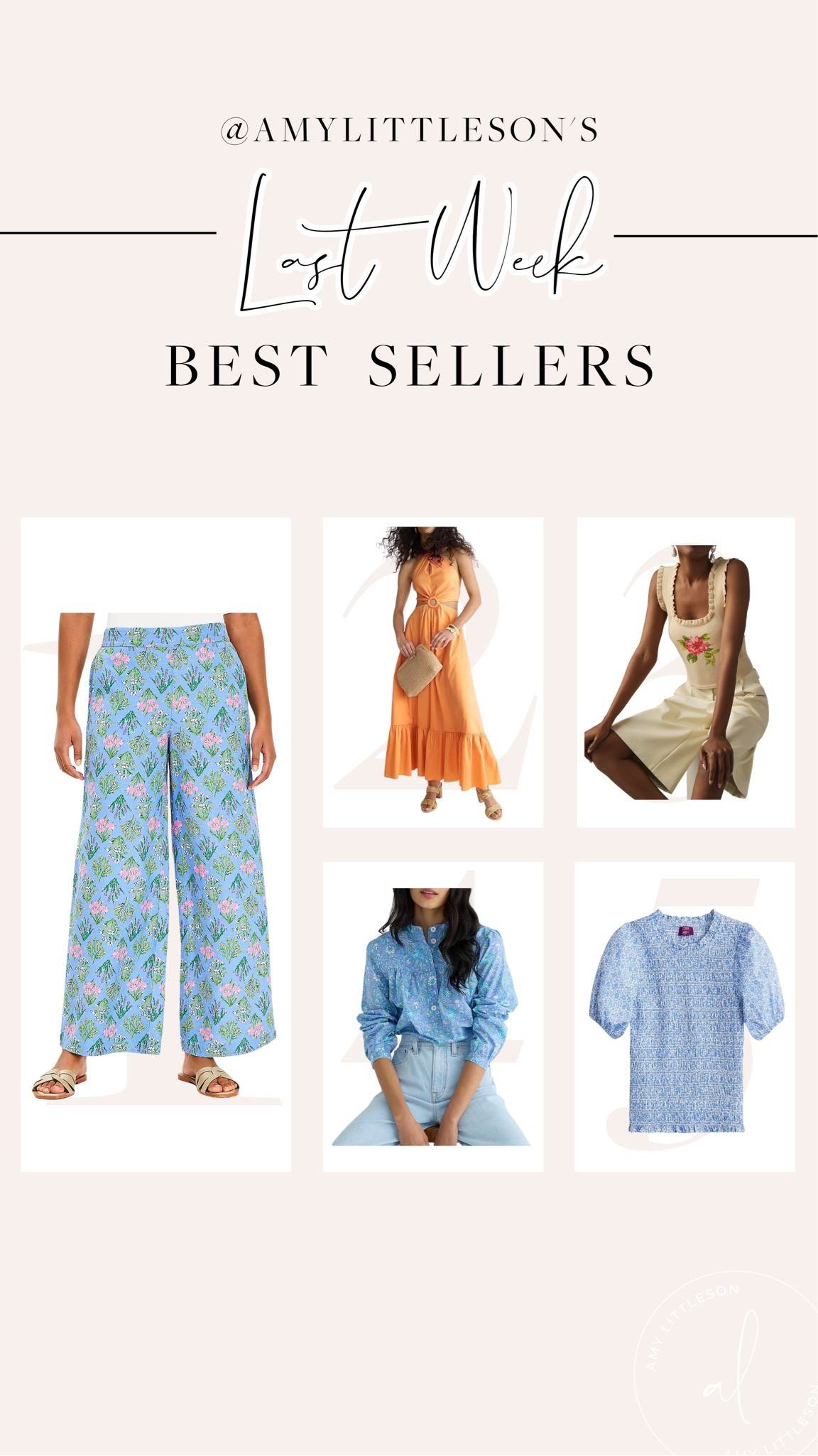 Last week’s top 5… all great summer finds on sale for Memorial Day weekend 

#LTKstyletip #LTKsalealert #LTKSeasonal