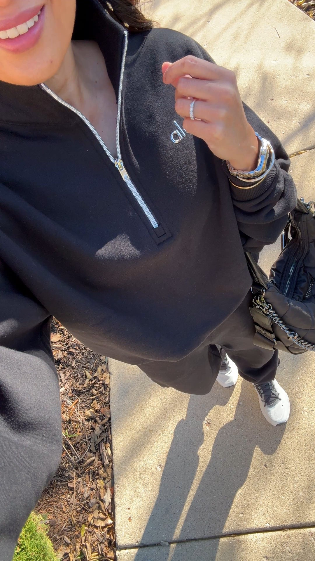 A favorite sweatshirt to wear with sweatpants or jeans. This sporty chic style is warm and is part of a rare sitewide 30% off sale for those on their email list. Easy to sign up and shop right away. 
True to size for an oversized fit. 
Coordinating sweatpants also on sale- I sized down. 
Barrel jean- I sized up. 
Sneakers I use for walking, travel, or athleisure outfits. True to size. 
Classic mini Uggs. 
Winter outfit staples. 


#LTKOver40 #LTKootd #LTKSaleAlert