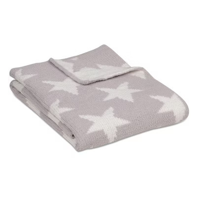 Living Textiles|Chenille Baby Blanket - Grey Stars | Target