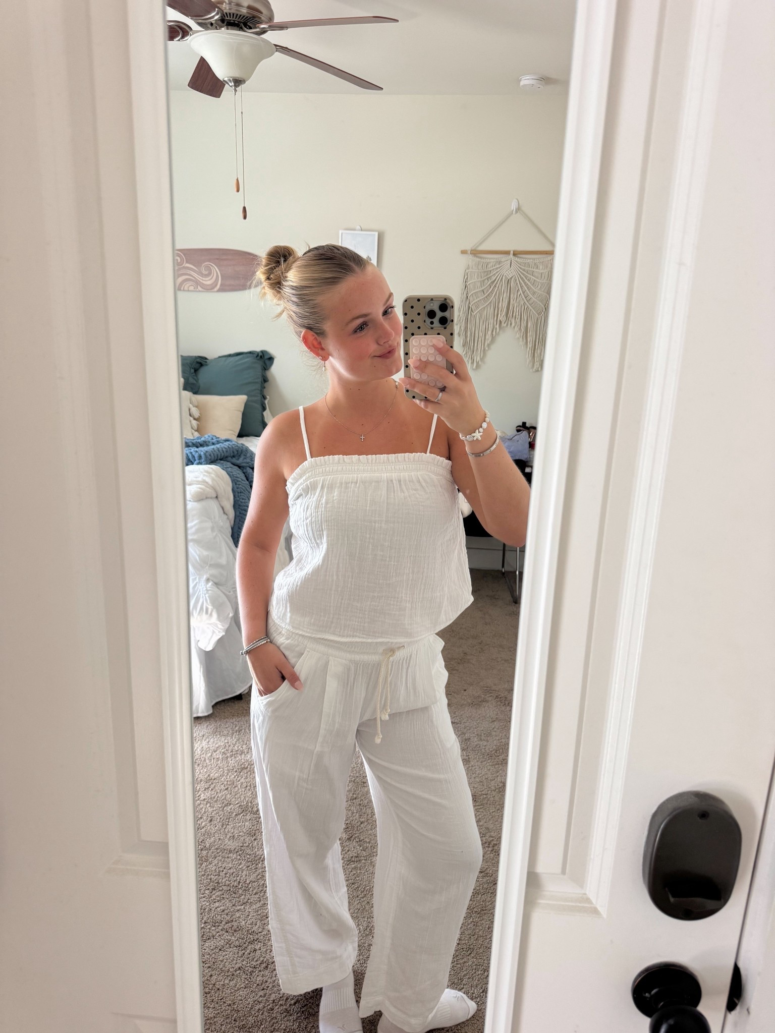 White linen set🤍🤍

#LTKdayinmylife #LTKootd #LTKgrwm