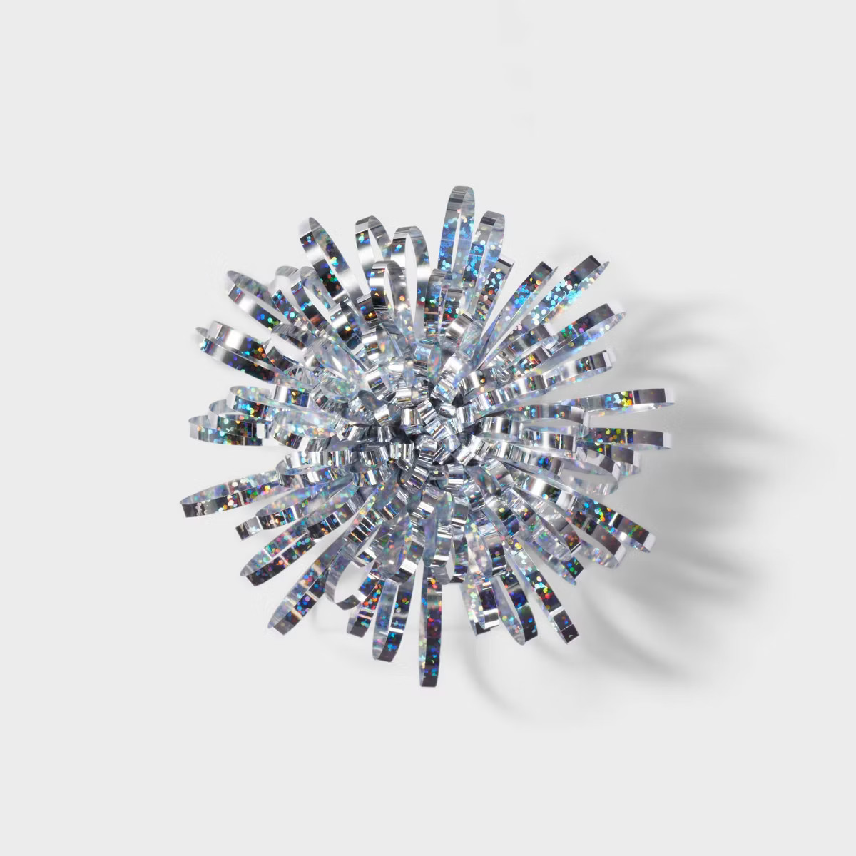 Tinsel Silver Gift Bow - Spritz™ | Target