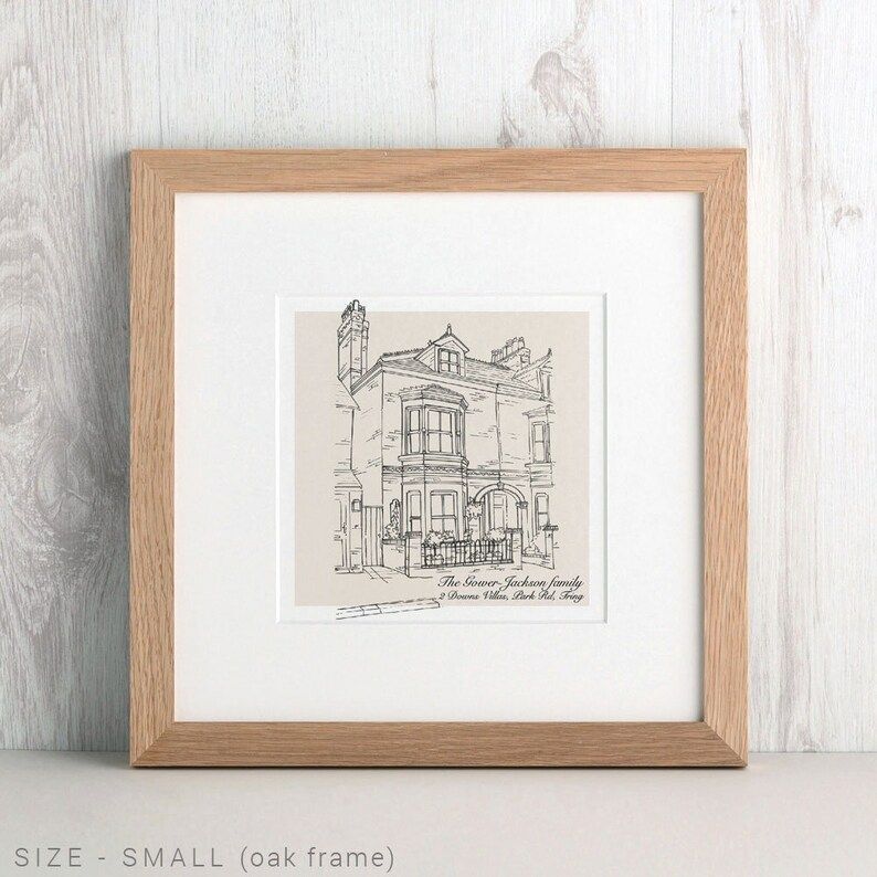 Hand Drawn Bespoke House Sketch, Custom Home Illustration, New Home Gift, Personalised Pen and In... | Etsy (US)