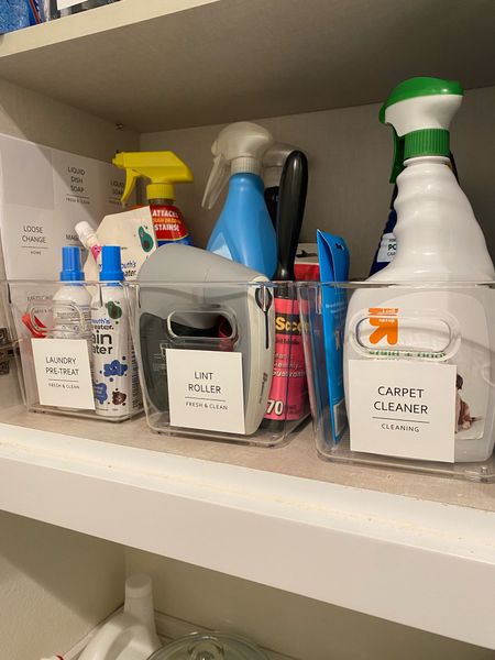 Laundry room organization 🧺

Amazon home, clear storage bin, laundry room storage, storage labels, laundry labels, home organization

#LTKfindsunder50 #LTKhome